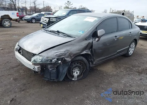 2010 Honda Civic Lx from USA, damaged, VIN 2HGFA1F51AH576405